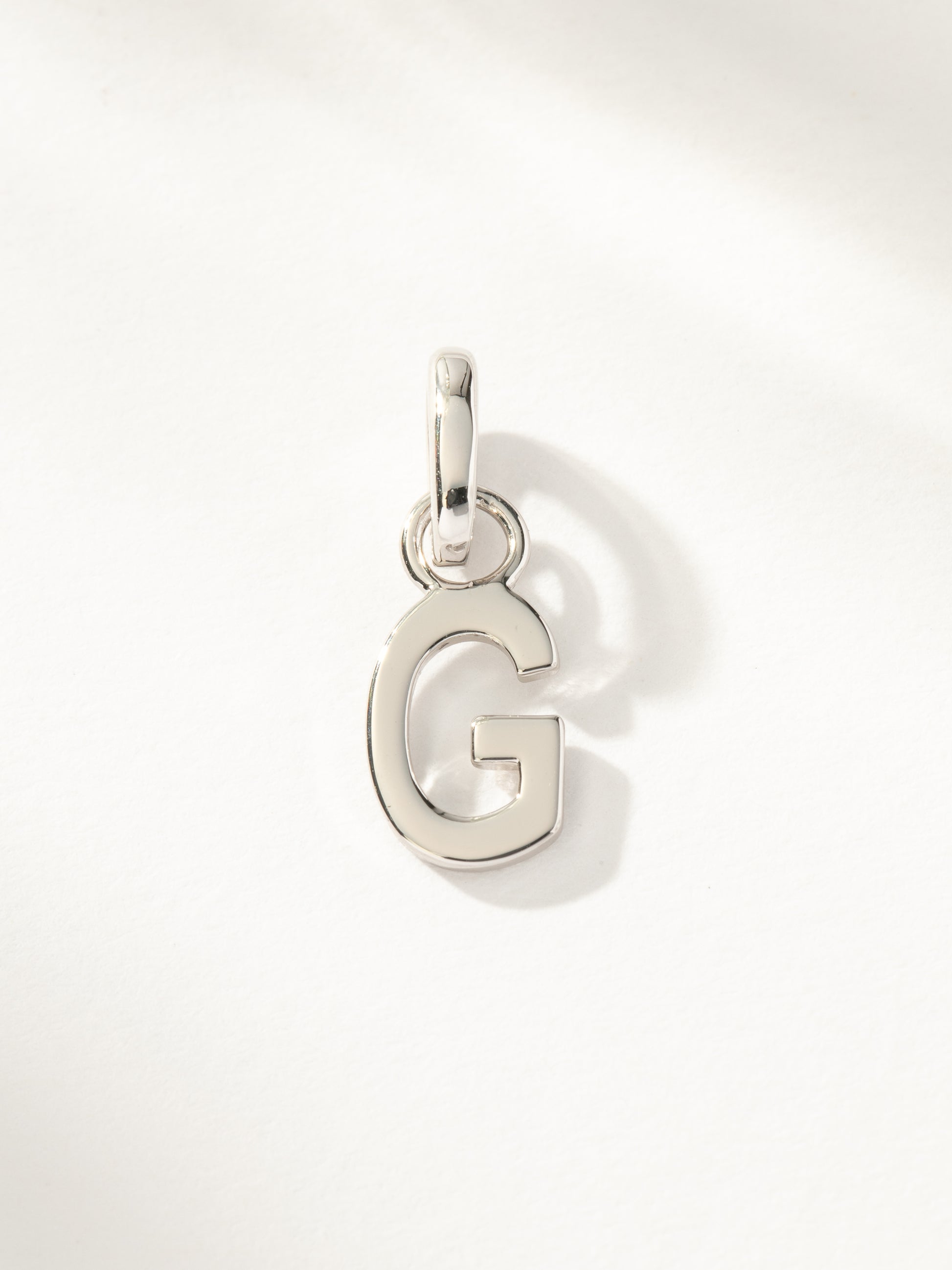 Letter Charm | Silver G | Product Image | Uncommon James