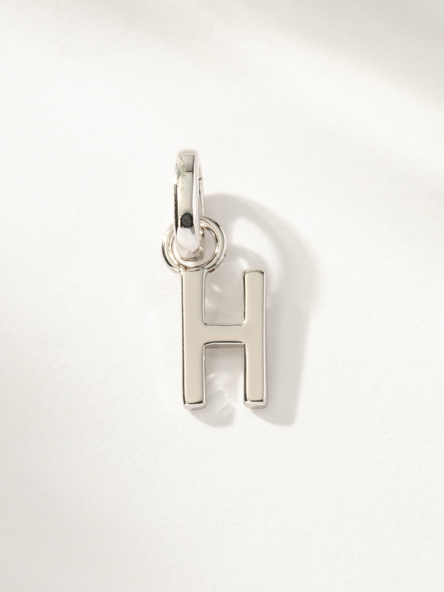 Letter Charm | Silver H | Product Image | Uncommon James