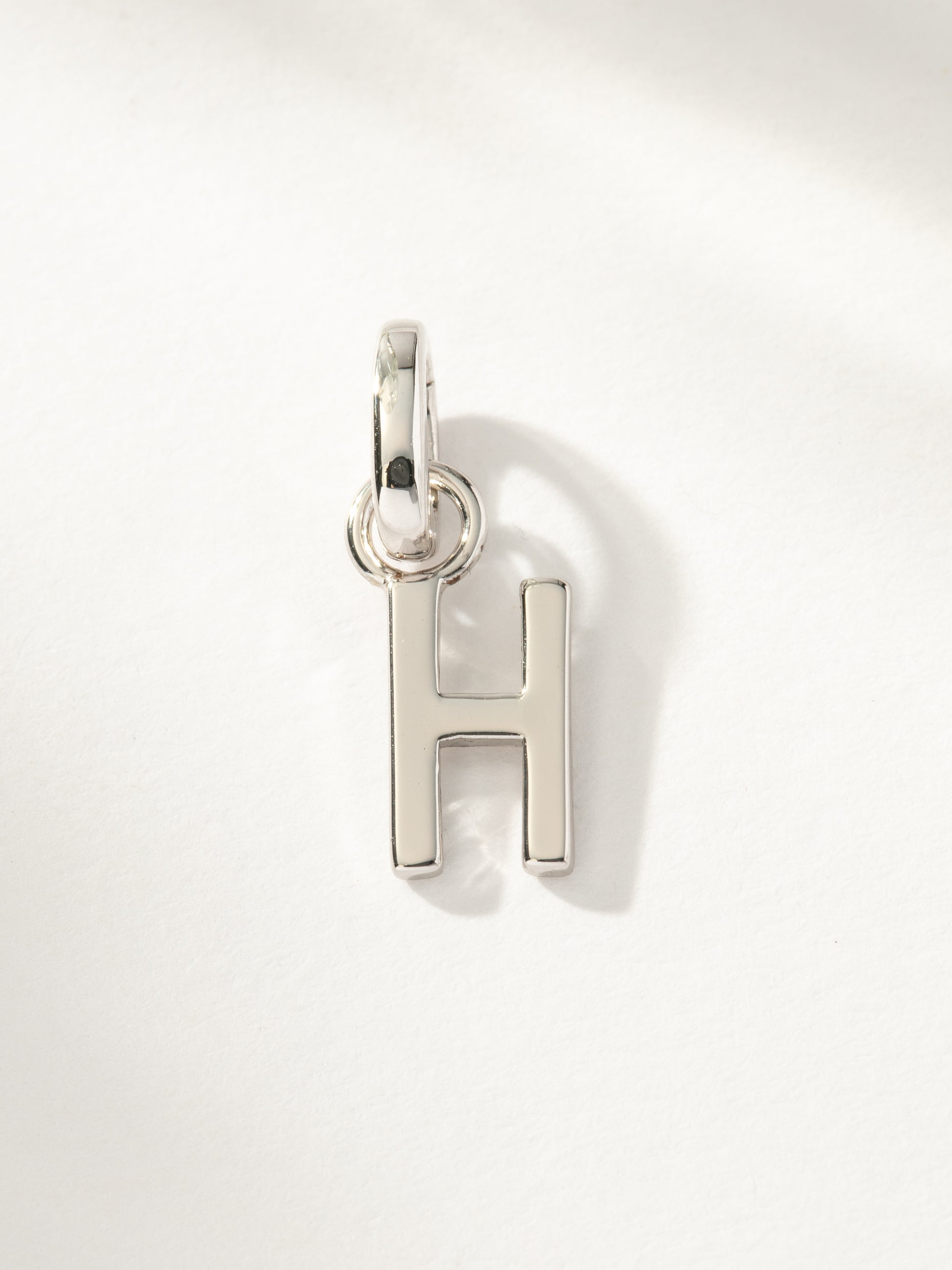Letter Charm | Silver H | Product Image | Uncommon James