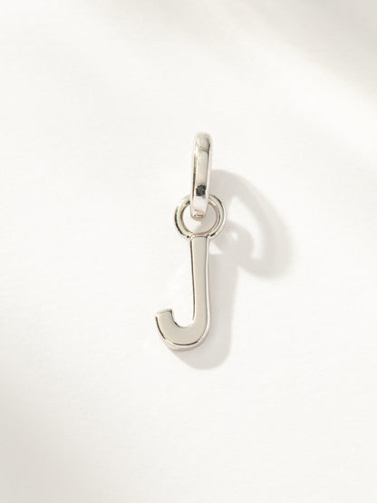 ["Letter Charm ", " Silver J ", " Product Image ", " Uncommon James"]