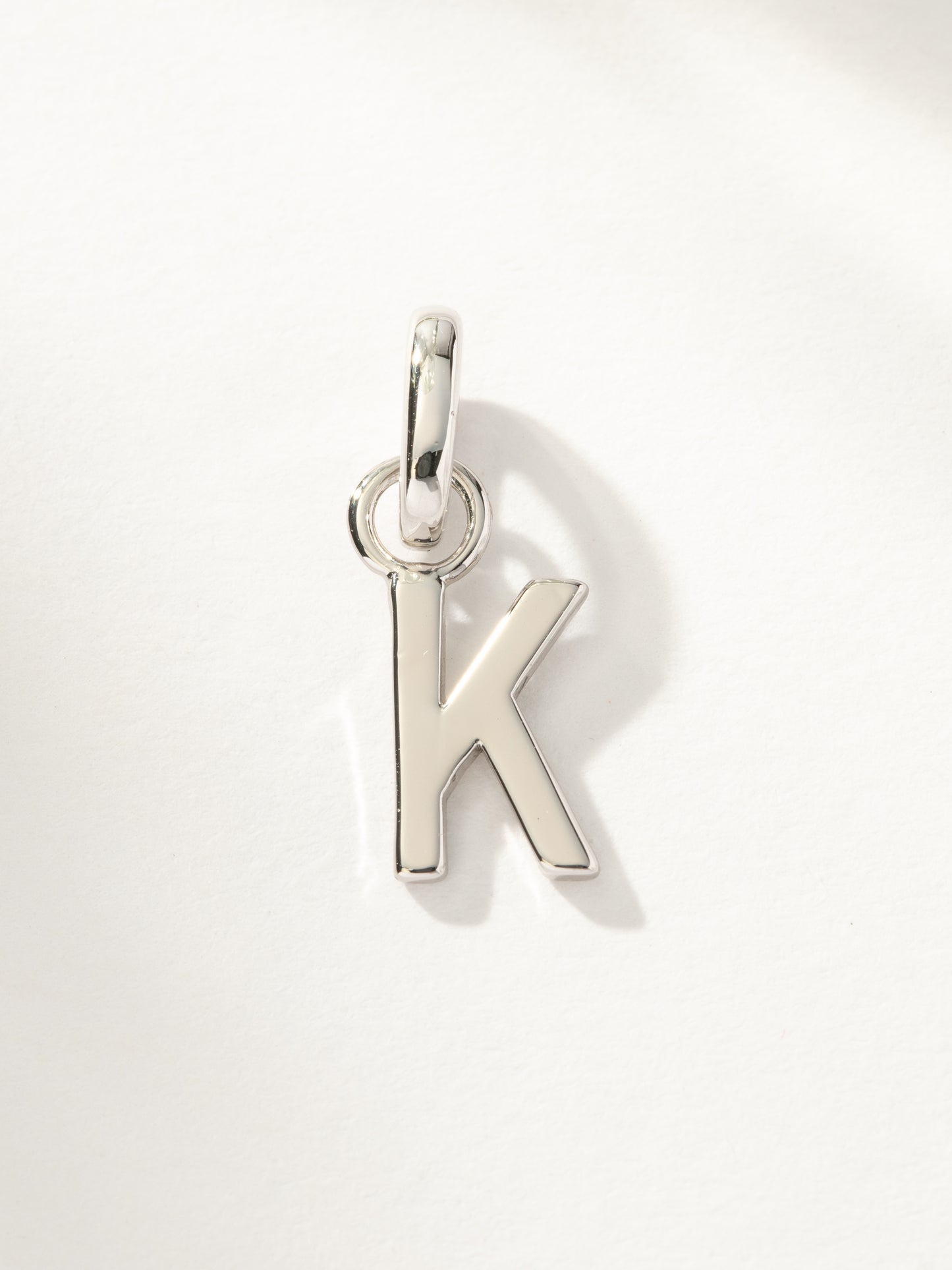 Letter Charm | Silver K | Product Image | Uncommon James