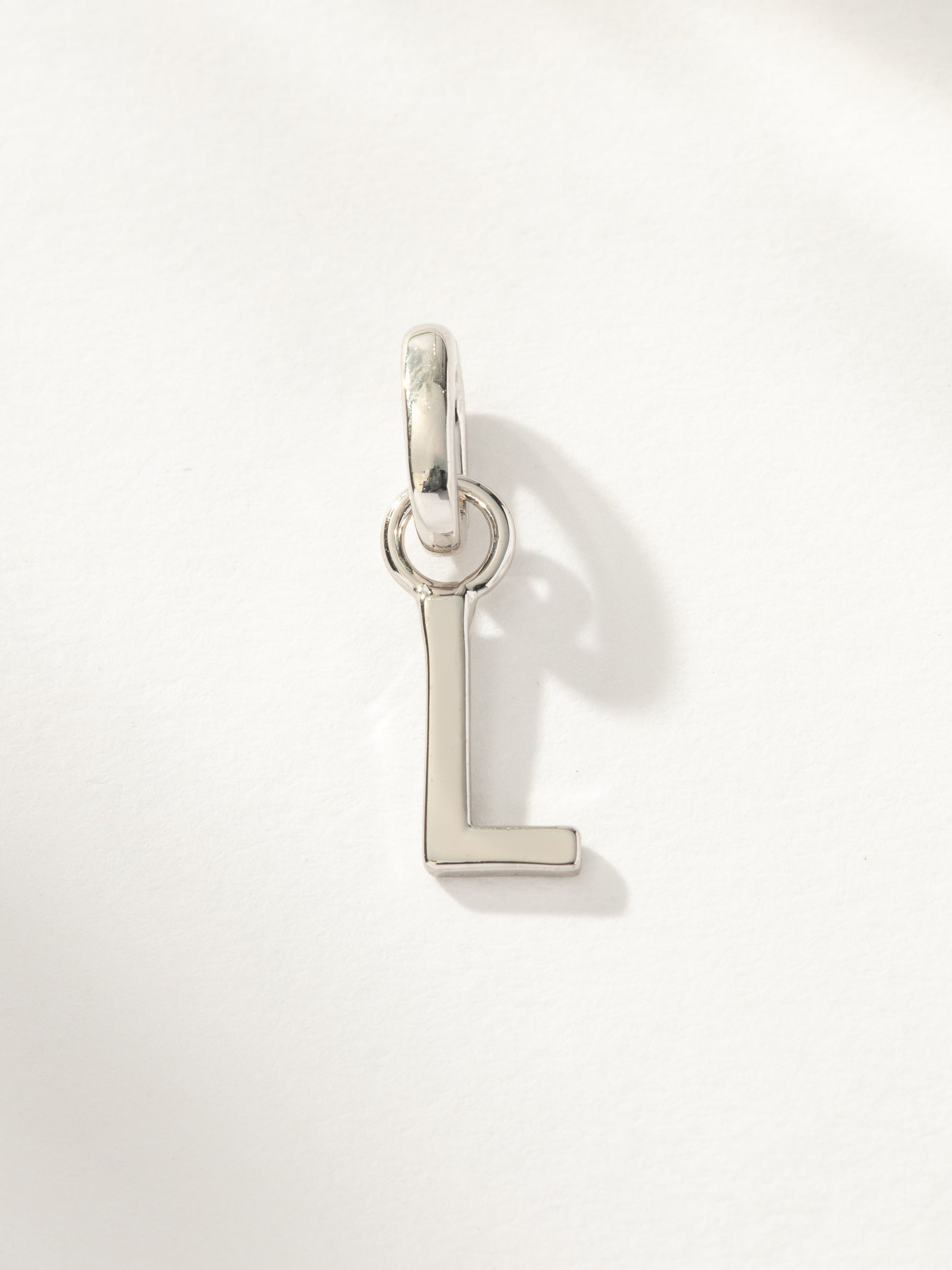 Letter Charm | Silver L | Product Image | Uncommon James