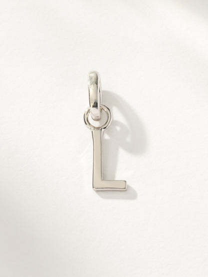 ["Letter Charm ", " Silver L ", " Product Image ", " Uncommon James"]