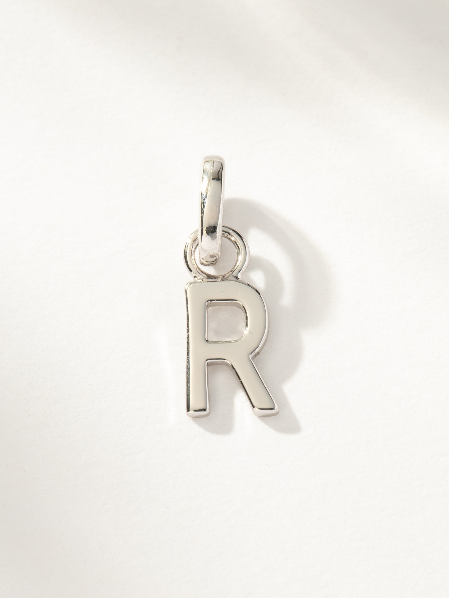 Letter Charm | Silver R | Product Image | Uncommon James