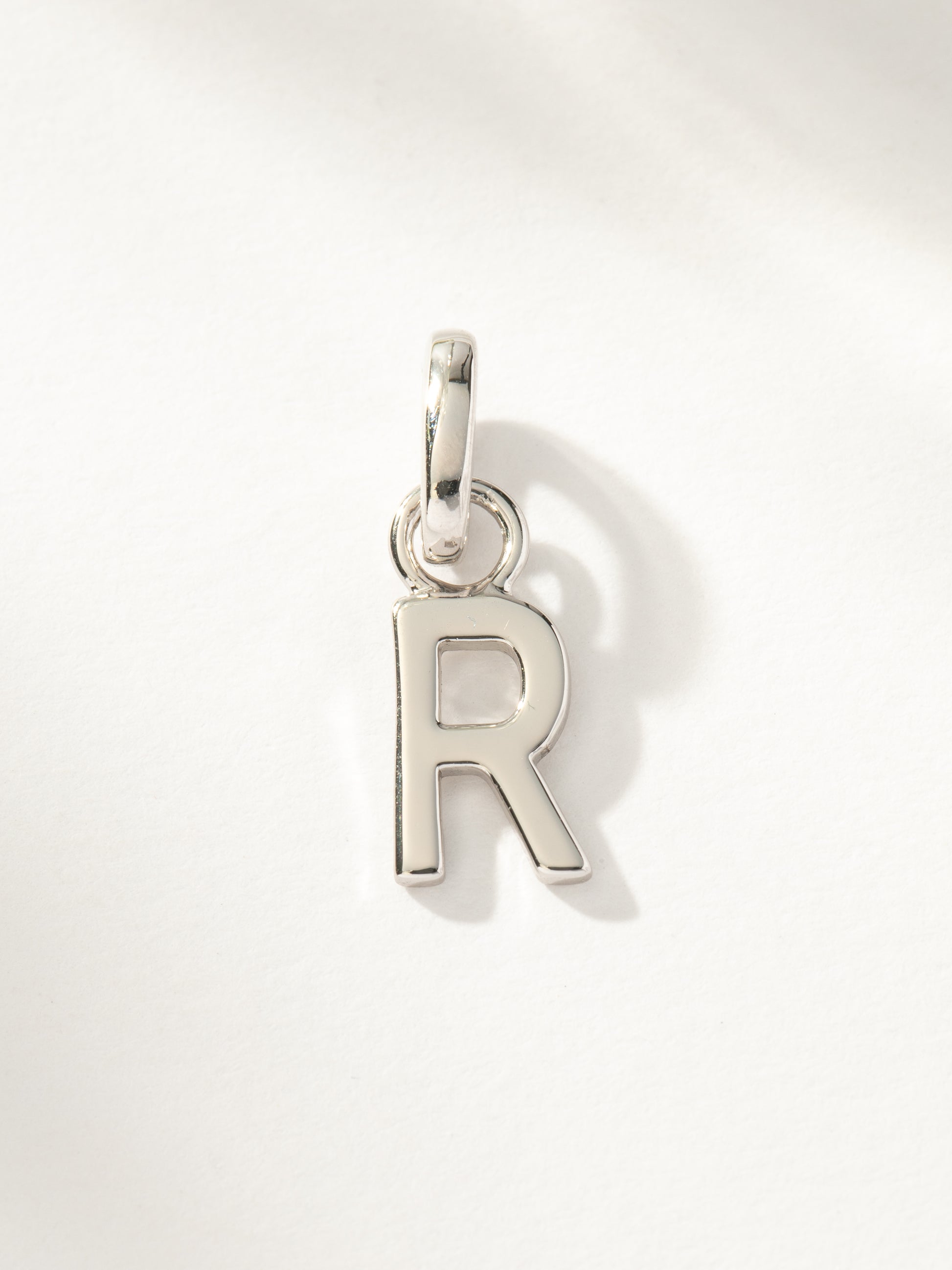 Letter Charm | Silver R | Product Image | Uncommon James