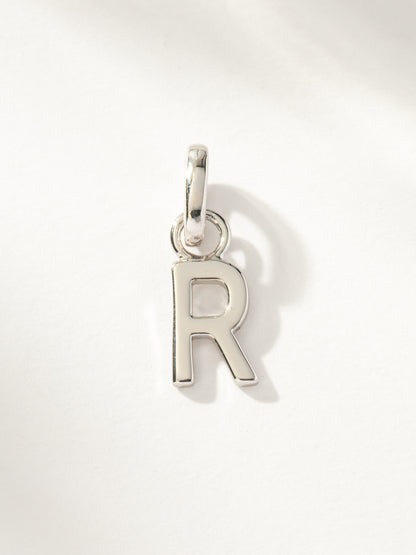["Letter Charm ", " Silver R ", " Product Image ", " Uncommon James"]