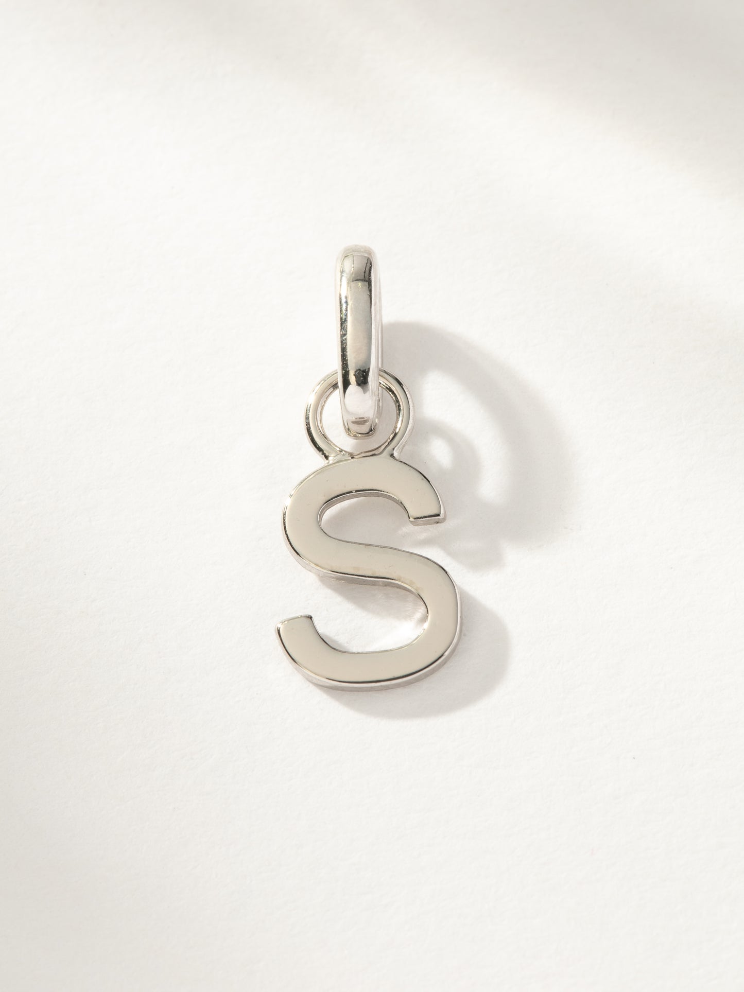 Letter Charm | Silver S | Product Image | Uncommon James