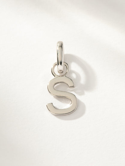 ["Letter Charm ", " Silver S ", " Product Image ", " Uncommon James"]