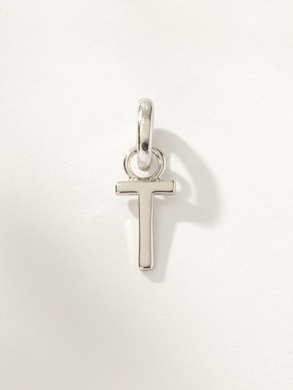 ["Letter Charm ", " Silver T ", " Product Image ", " Uncommon James"]