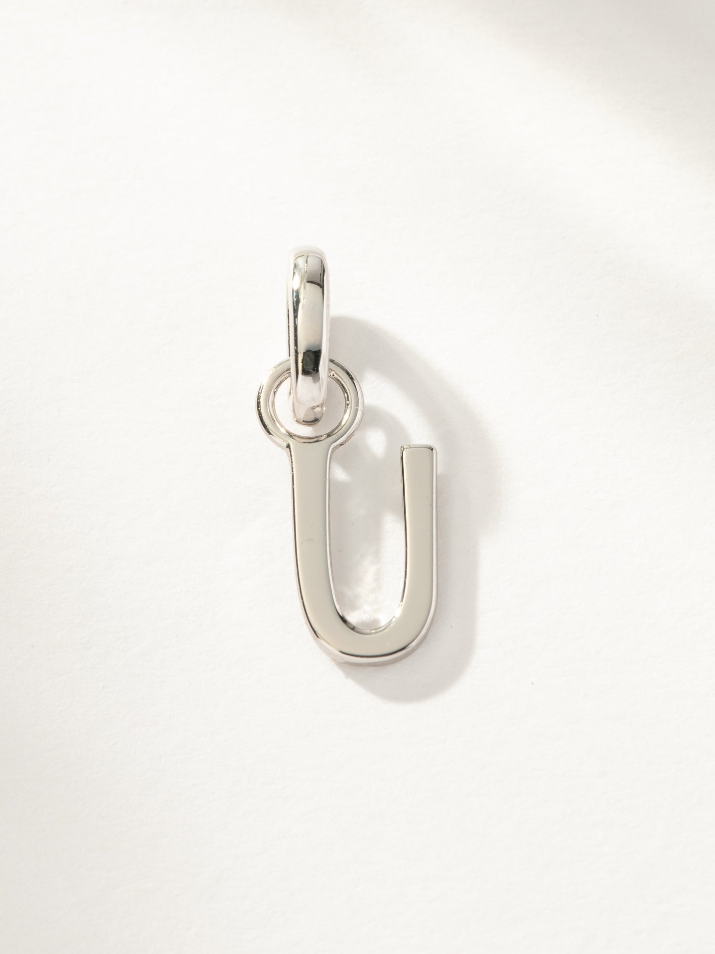 Letter Charm | Silver U | Product Image | Uncommon James