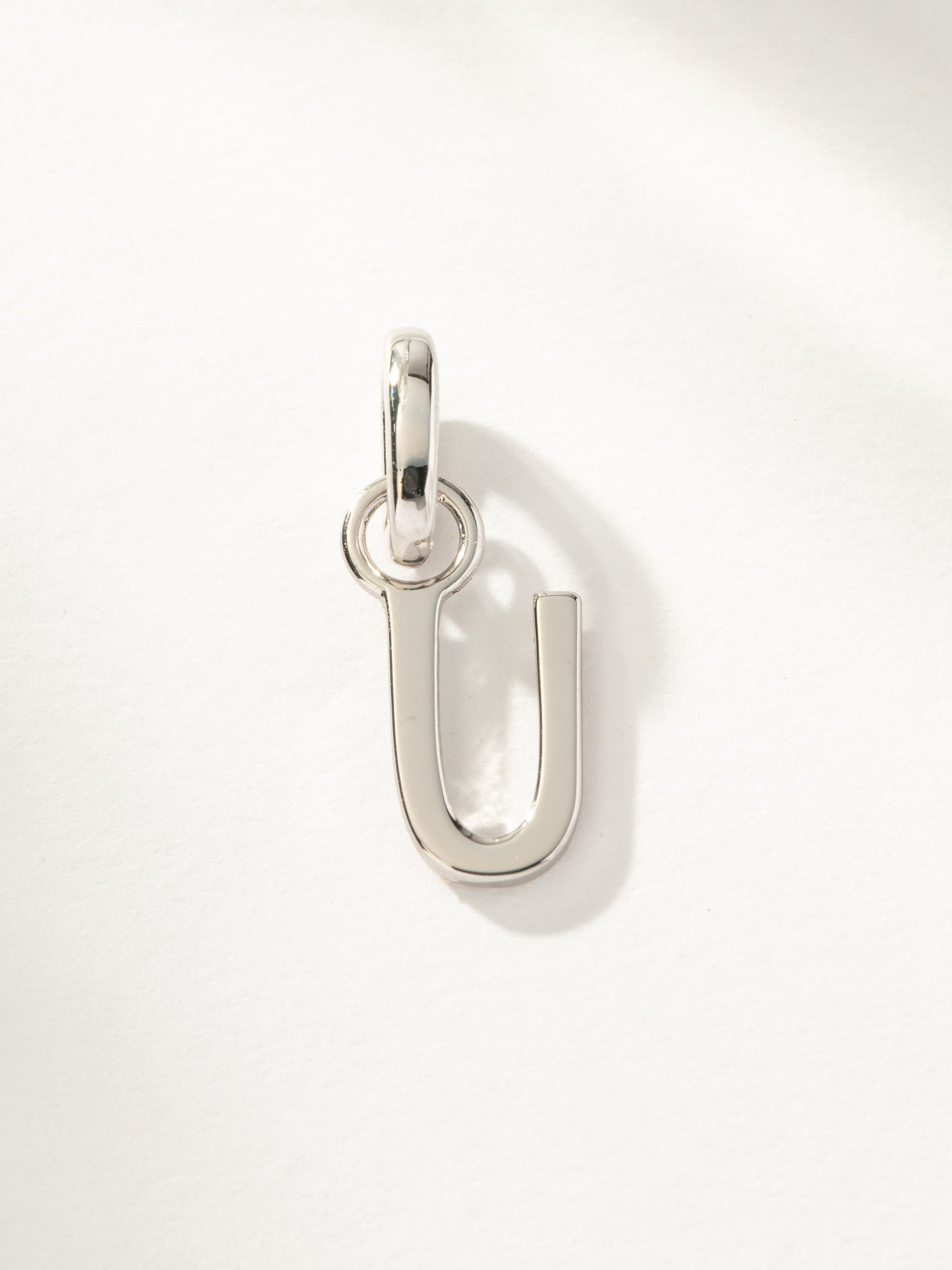 Letter Charm | Silver U | Product Image | Uncommon James