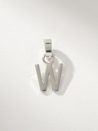 ["Letter Charm ", " Silver Solid W ", " Product Image ", " Uncommon James"]