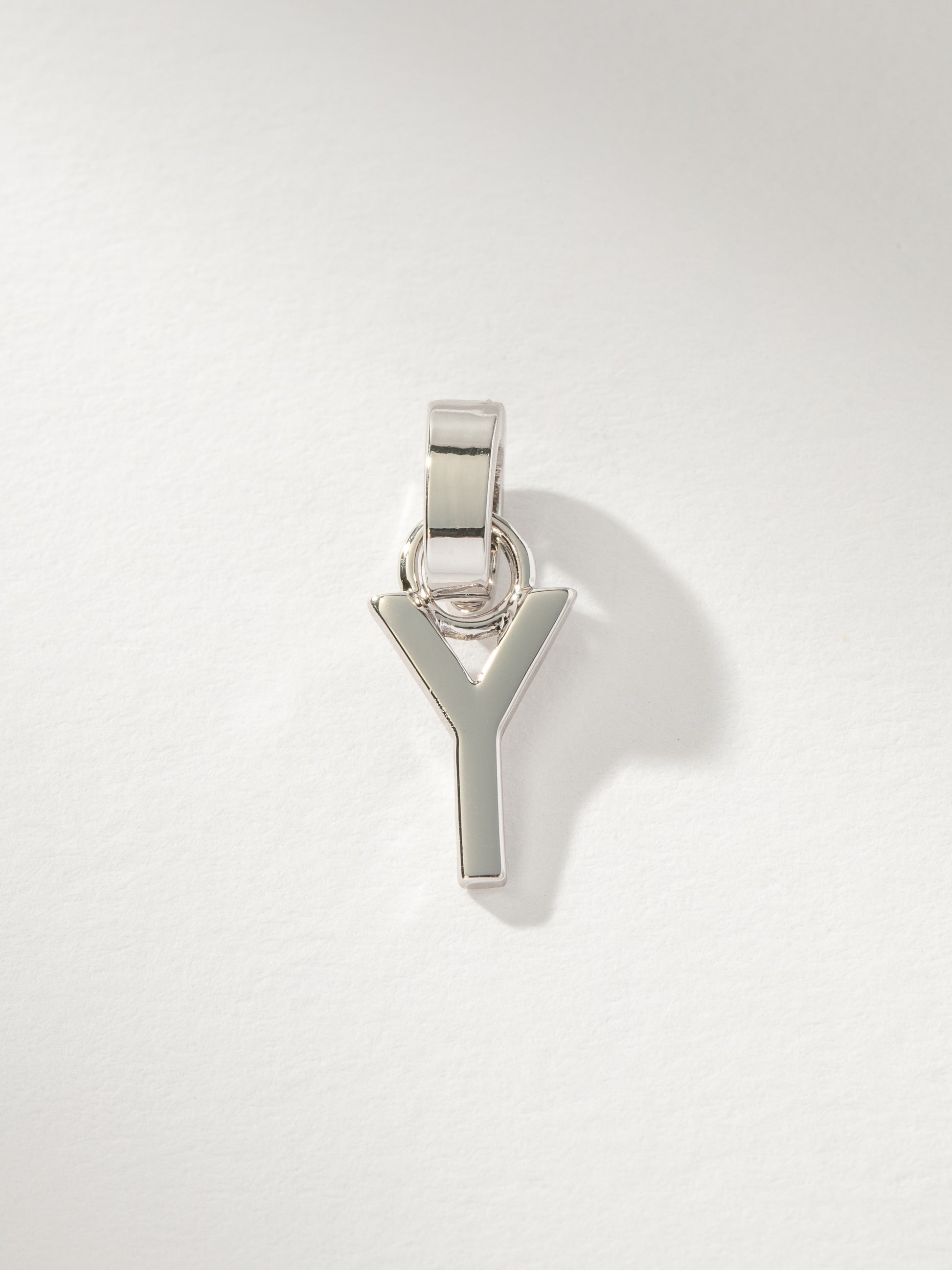 Letter Charm | Silver Solid Z | Product Image | Uncommon James