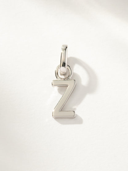 ["Letter Charm ", " Silver Z ", " Product Image ", " Uncommon James"]