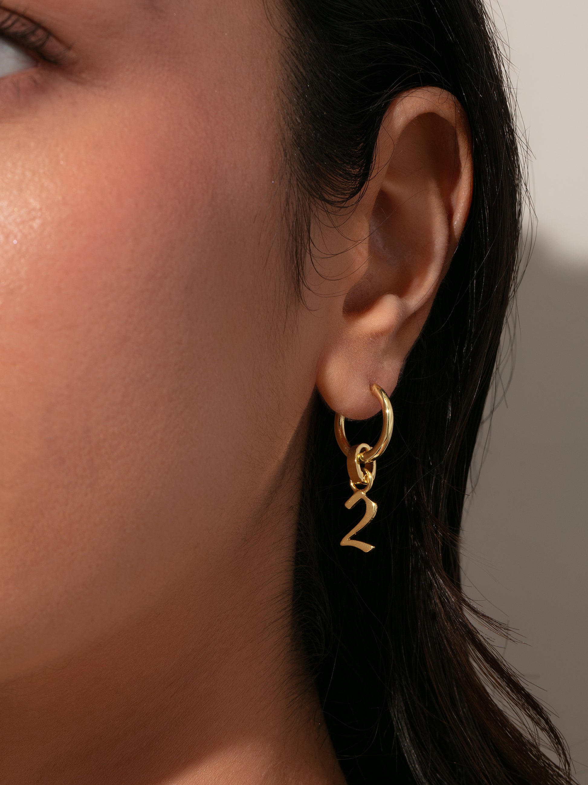 Number Charm | Gold | Model Image | Uncommon James