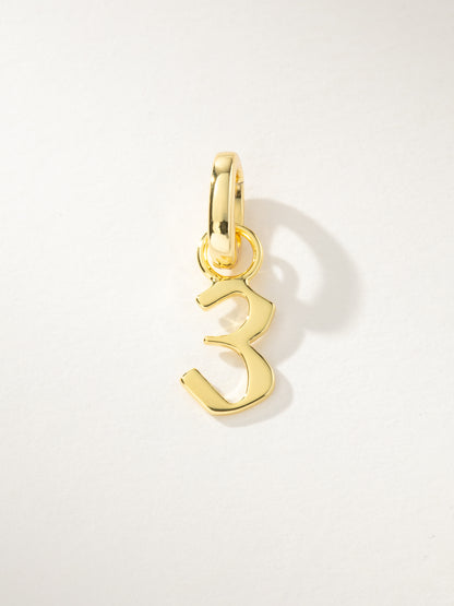 ["Number Charm ", " Gold 3 ", " Product Image ", " Uncommon James"]