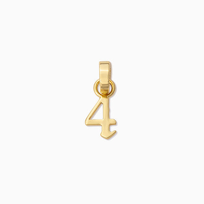 ["Number Charm ", " Gold 4 ", " Product Image ", " Uncommon James"]