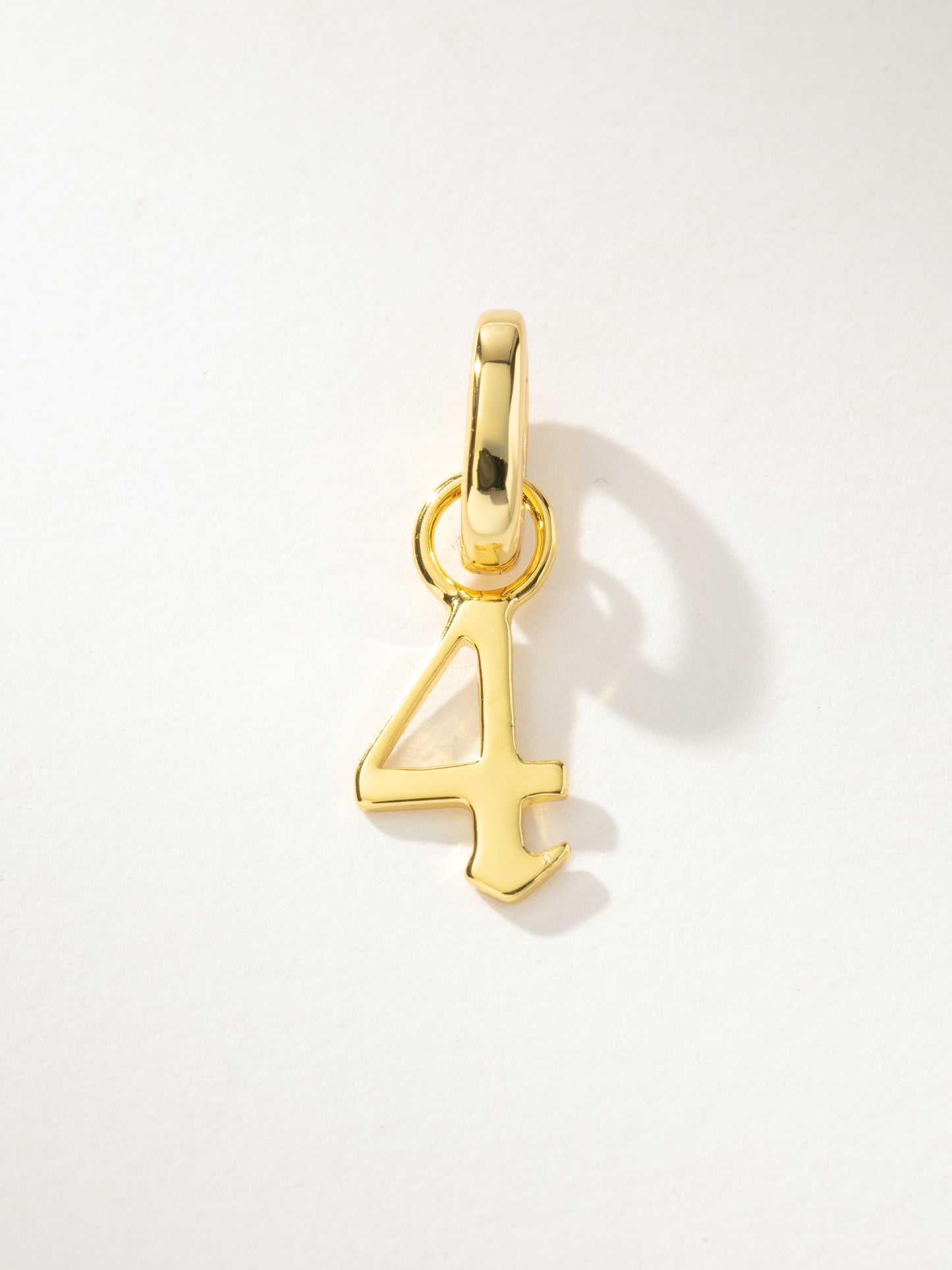 Number Charm | Gold 4 | Product Image | Uncommon James