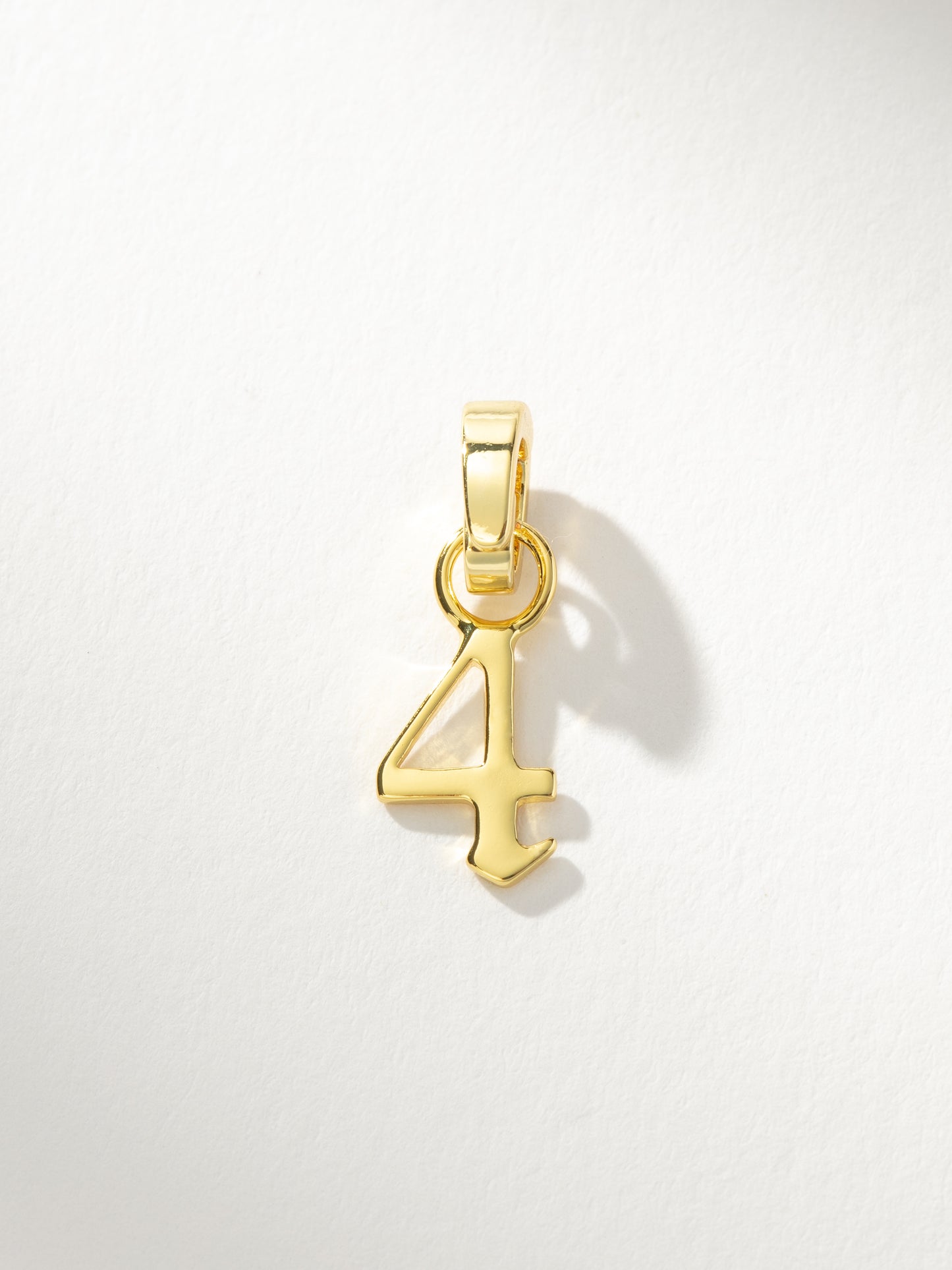 Number Charm | Gold 4 | Product Image | Uncommon James