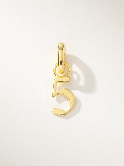 ["Number Charm ", " Gold 5 ", " Product Image ", " Uncommon James"]