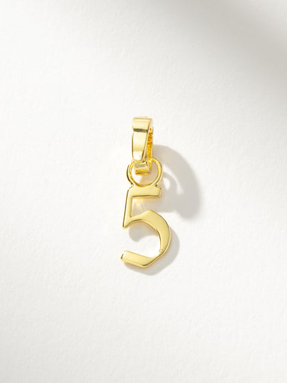 ["Number Charm ", " Gold 5 ", " Product Image ", " Uncommon James"]