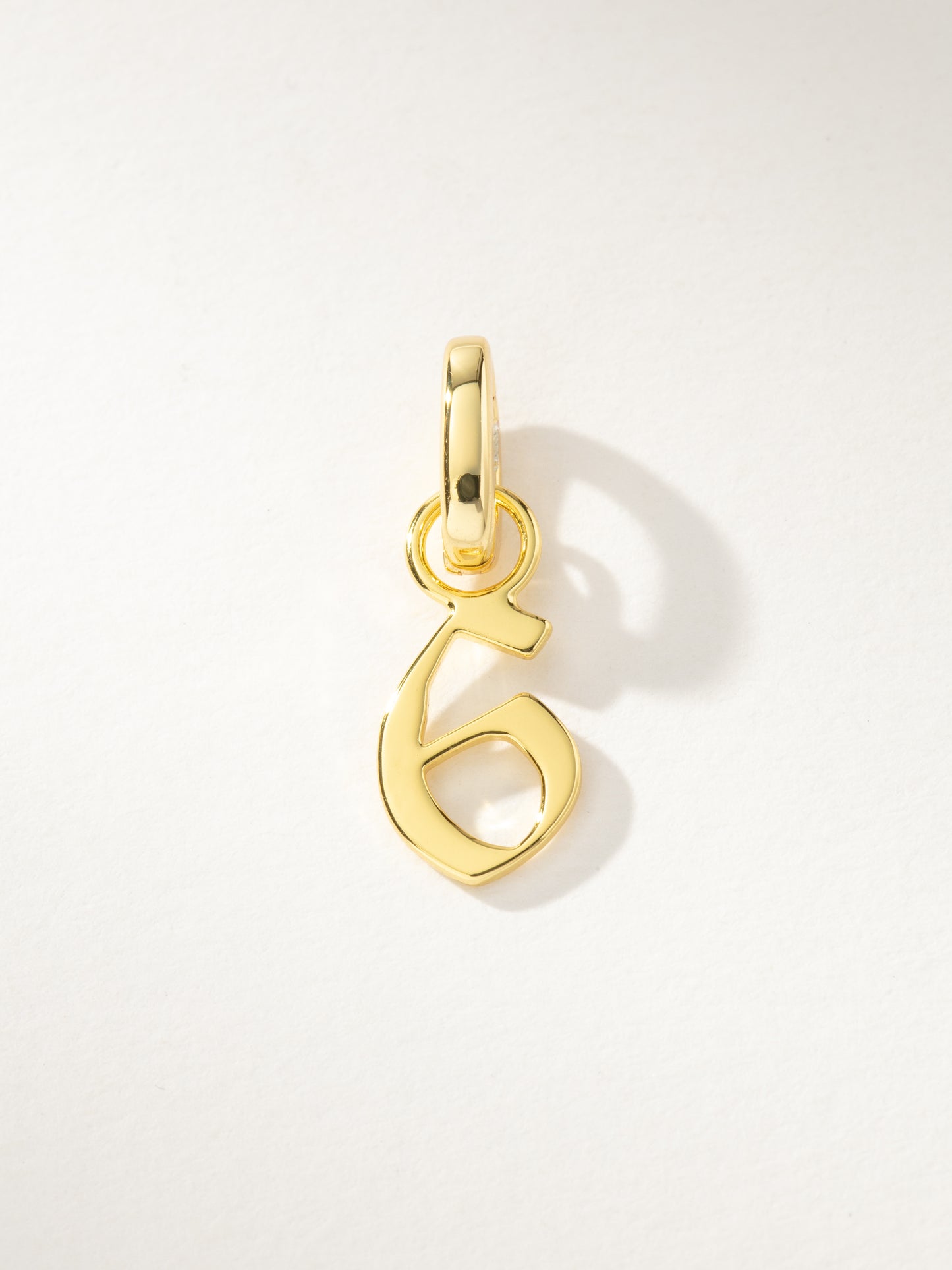 Number Charm | Gold 6 | Product Image | Uncommon James