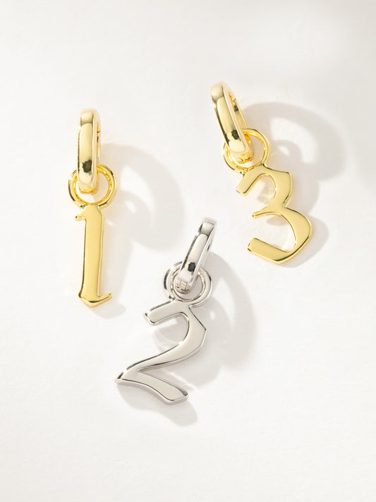 Number Charm | Gold Silver | Group Image | Uncommon James