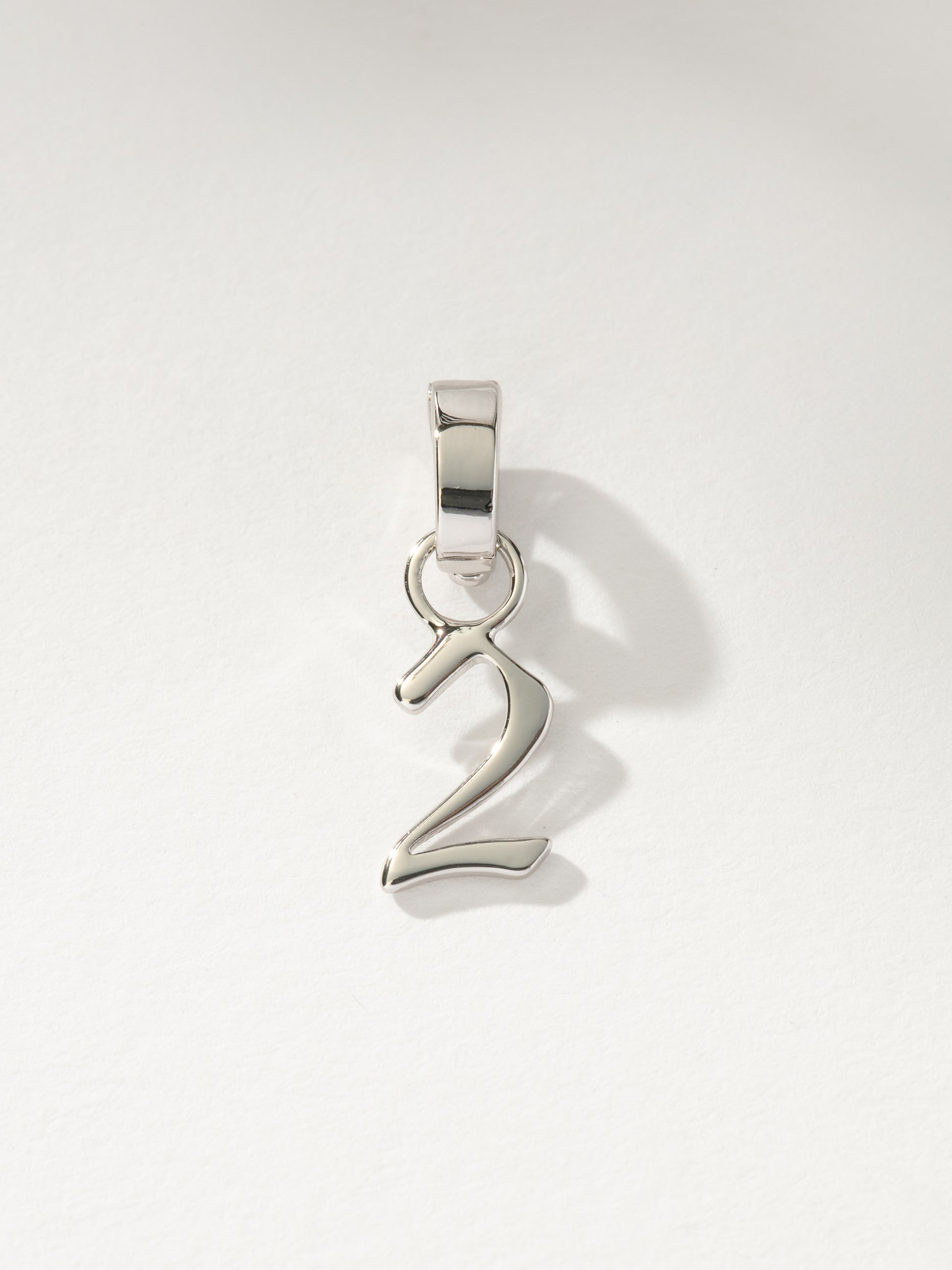 Number Charm | Silver 2 | Product Image | Uncommon James