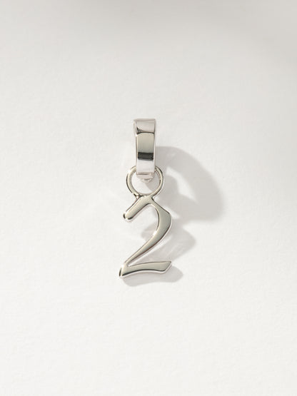 ["Number Charm ", " Silver 2 ", " Product Image ", " Uncommon James"]