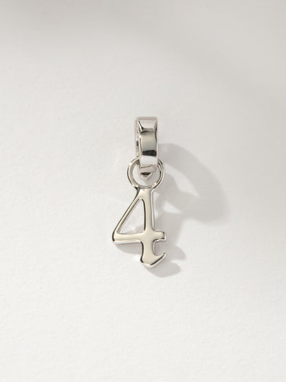 ["Number Charm ", " Silver 4 ", " Product Image ", " Uncommon James"]