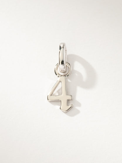 ["Number Charm ", " Silver 4 ", " Product Image ", " Uncommon James"]