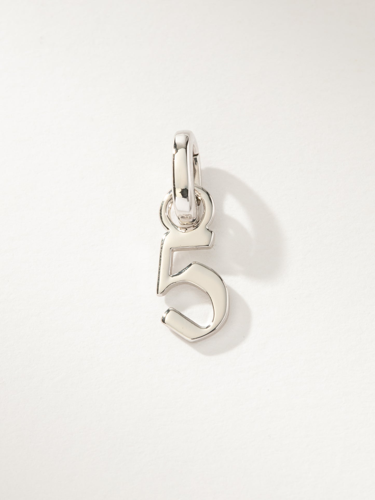 Number Charm | Silver 5 | Product Image | Uncommon James
