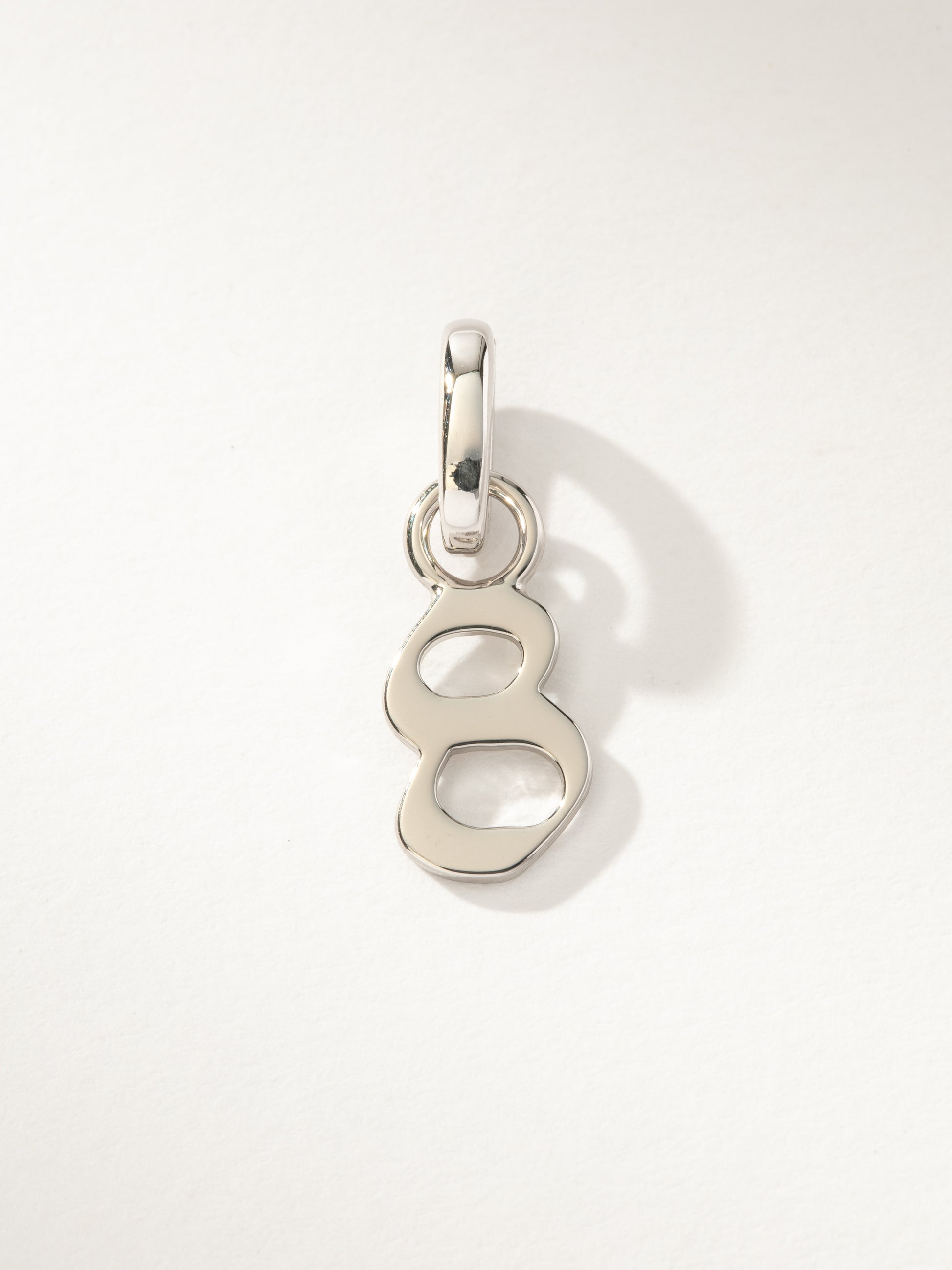 Number Charm | Silver 8 | Product Image | Uncommon James