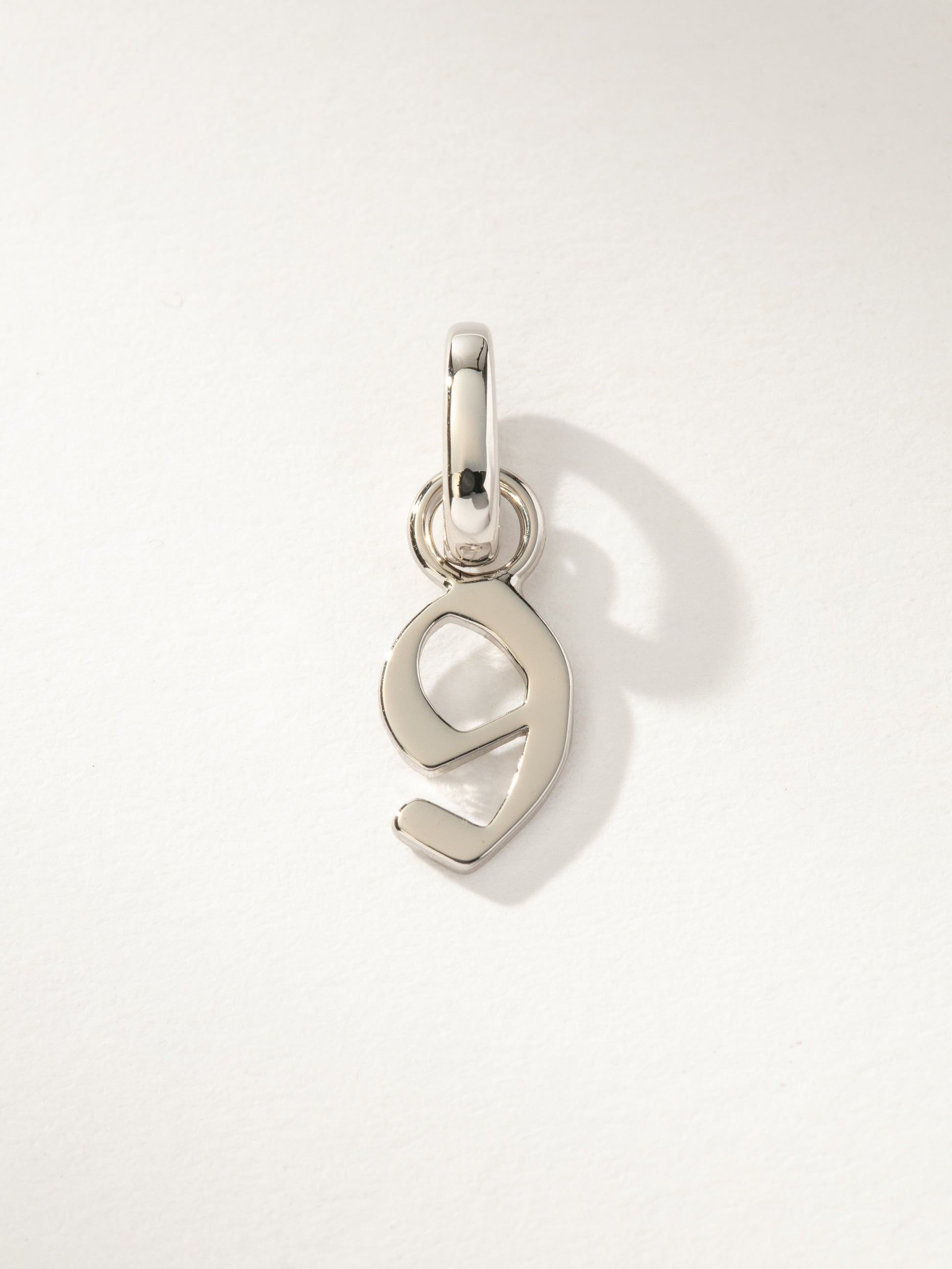 Number Charm | Silver 9 | Product Image | Uncommon James