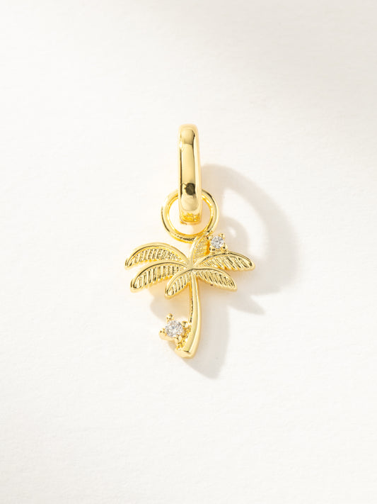 Palm Tree Charm | Gold | Product Image | Uncommon James