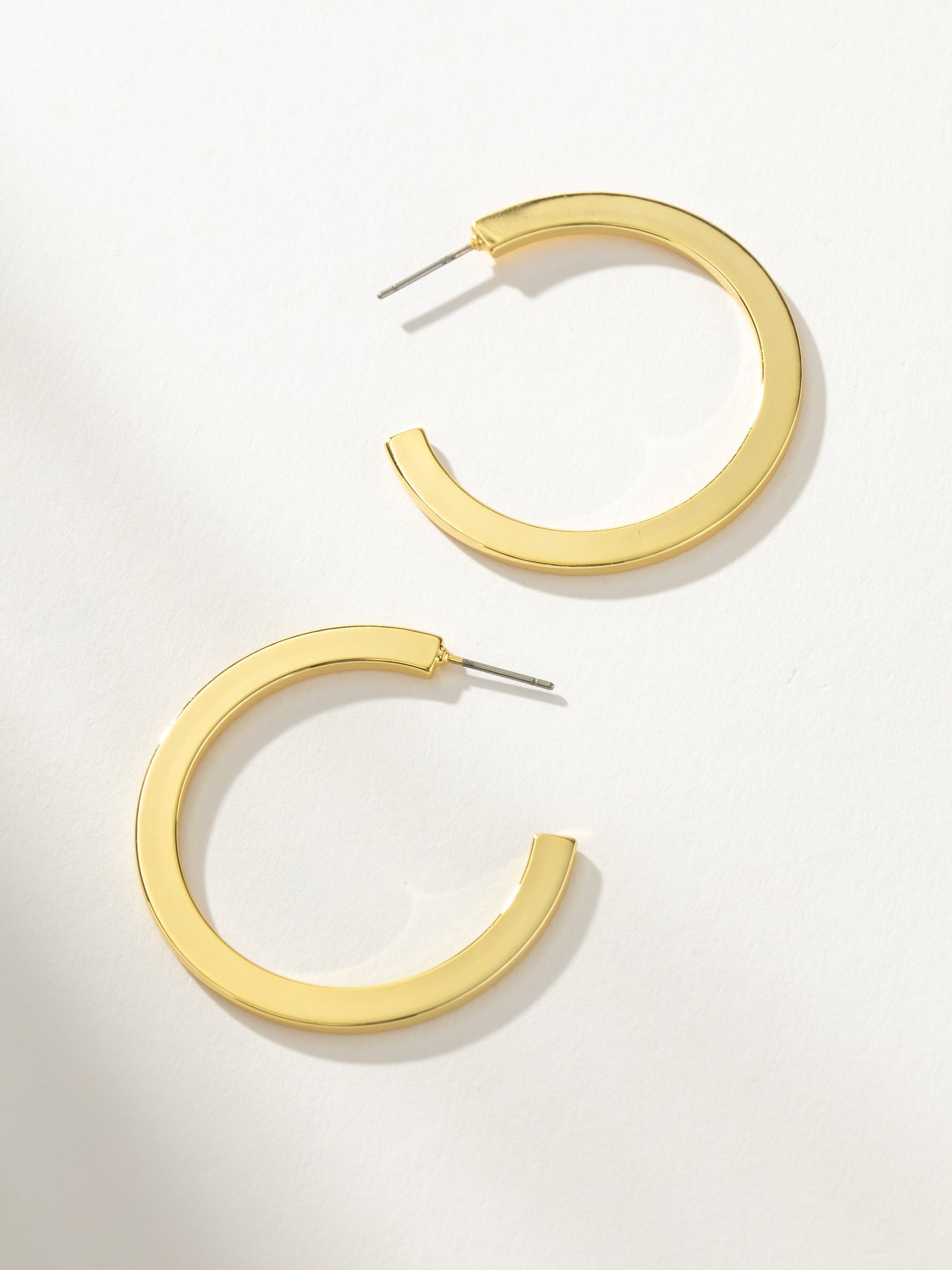 Cinema Hoop Earrings | Gold | Product Image | Uncommon James