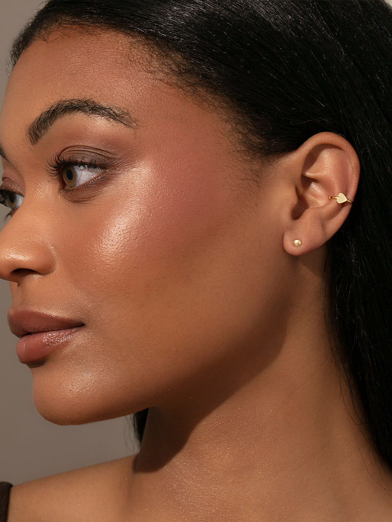 Heart Ear Cuff Earring in Gold Uncommon James