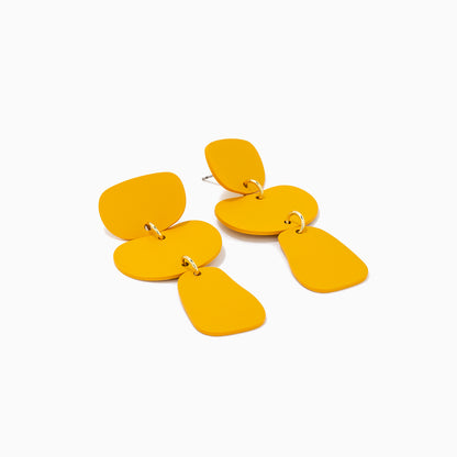 Nudist Earrings | Gold Yellow | Product Detail Image | Uncommon James