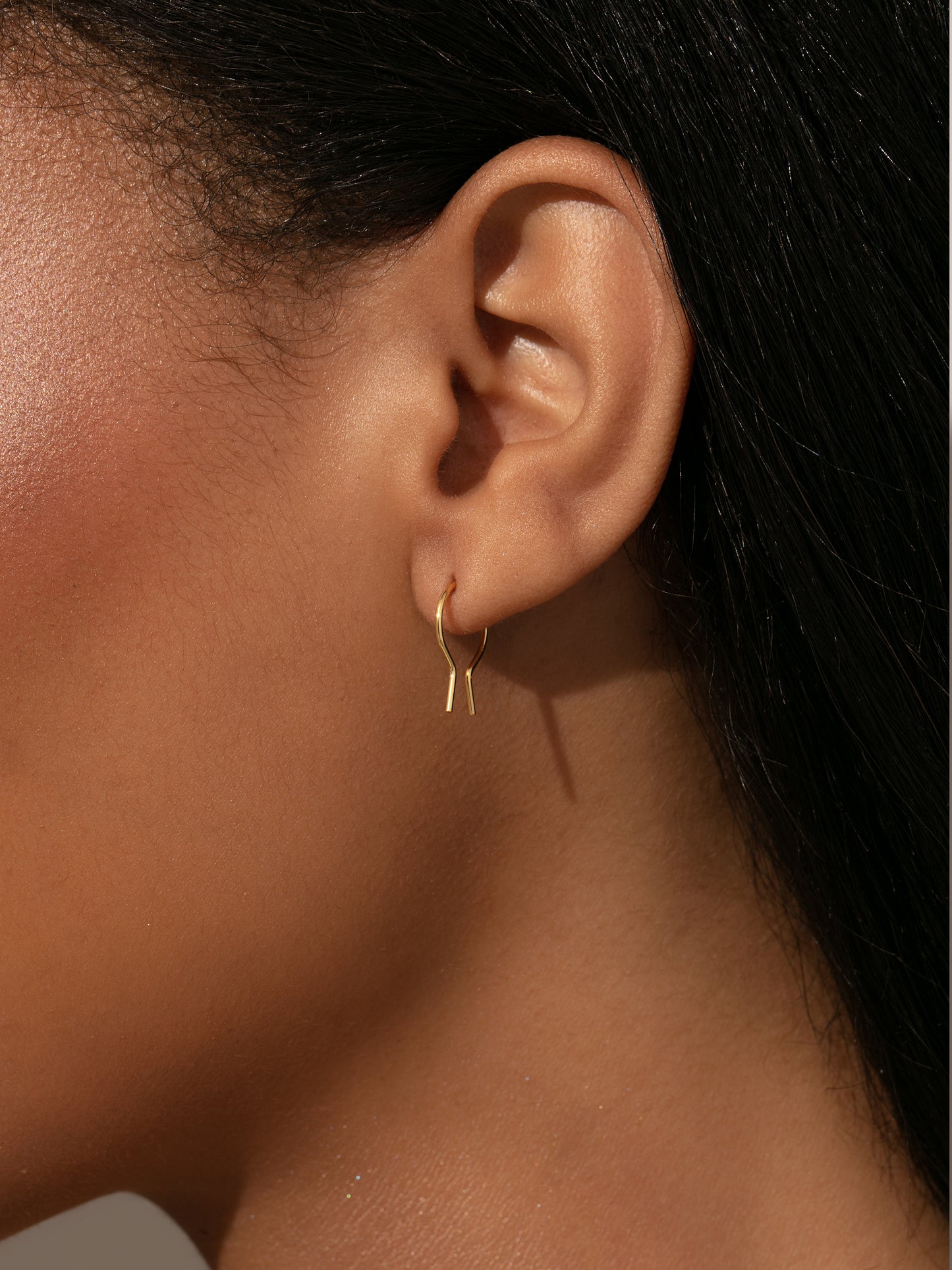 Sweet Escape Earrings | Gold | Model Image 3 | Uncommon James