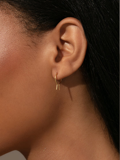 ["Sweet Escape Earrings ", " Gold ", " Model Image 3 ", " Uncommon James"]