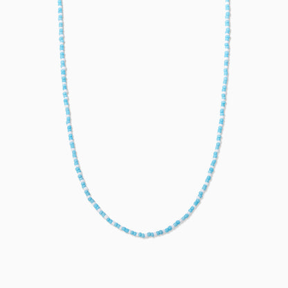 Beaded Necklace | Blue White Mid | Product Image | Uncommon James