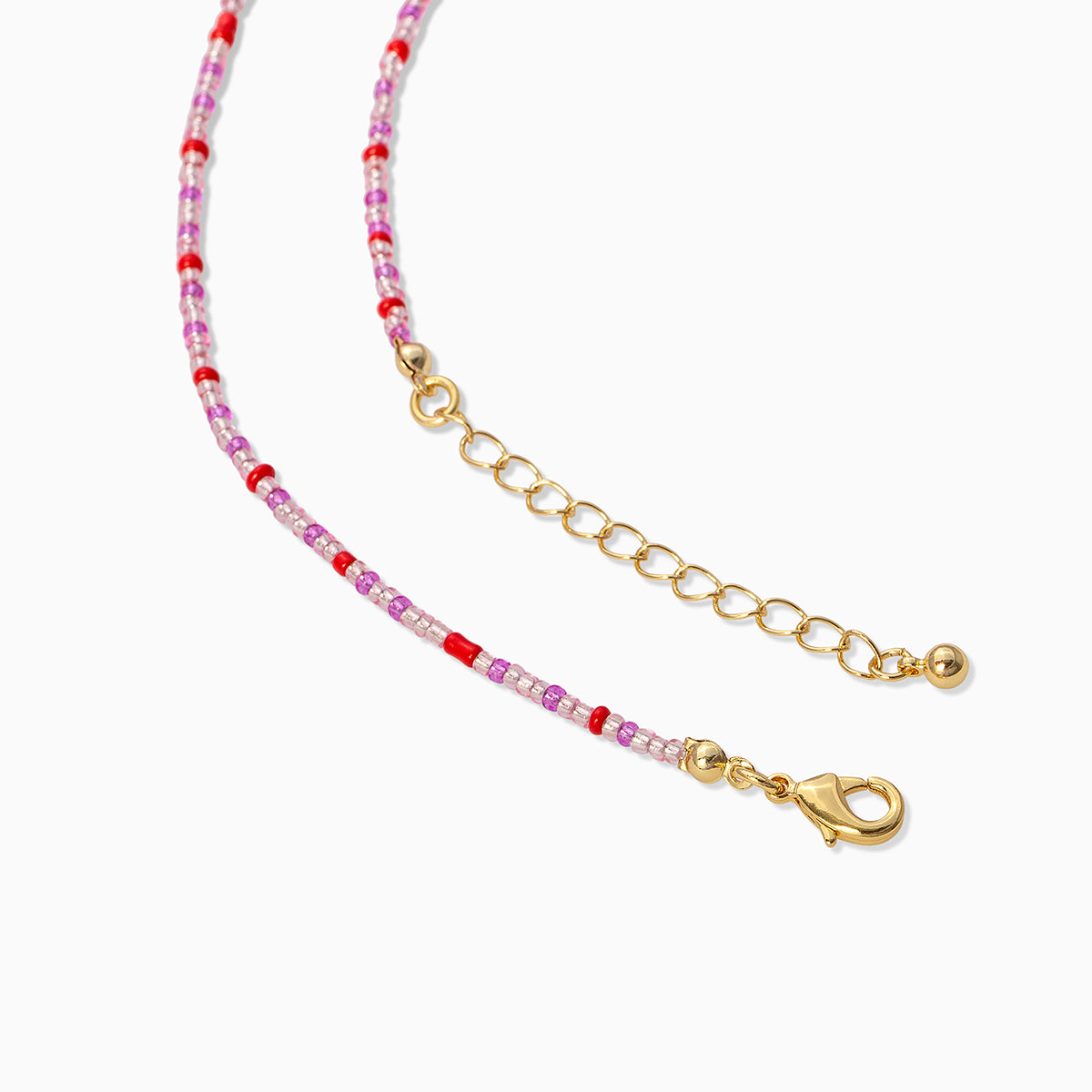 Hot Pink Torsade Necklace Wood Beaded Jewelry - Ping Belle | NOVICA