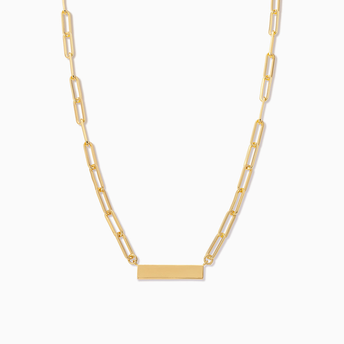 Chain and Bar Necklace | Gold | Product Image | Uncommon James