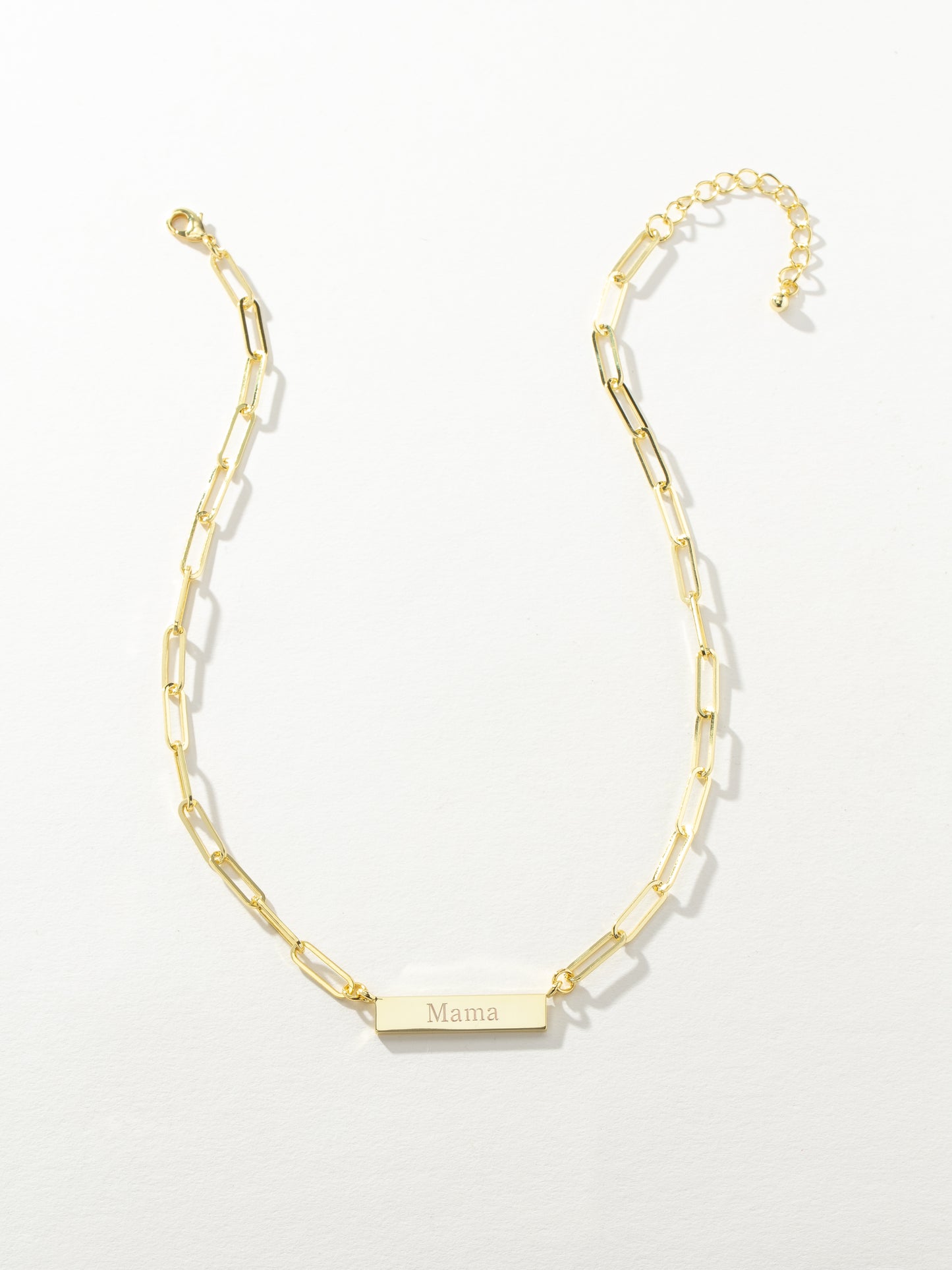 Mama Chain and Bar Necklace