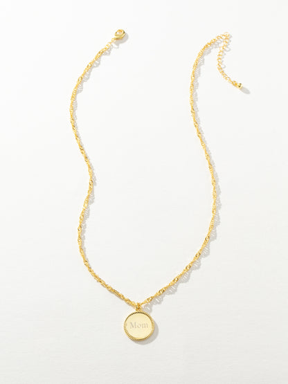 ["Mom Pendant Necklace"]