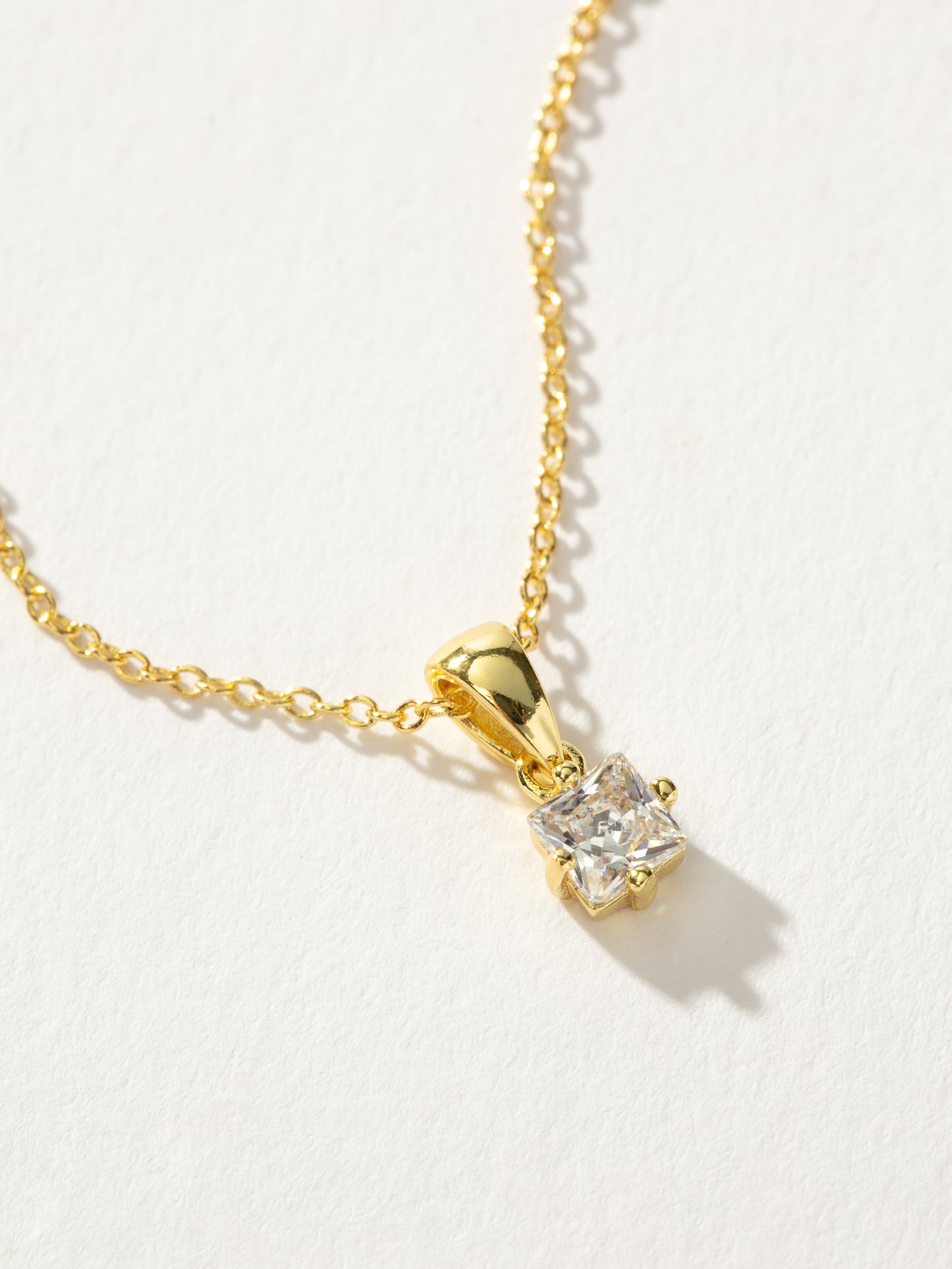 Leading Lady Pendant Necklace | Gold | Product Detail Image | Uncommon James