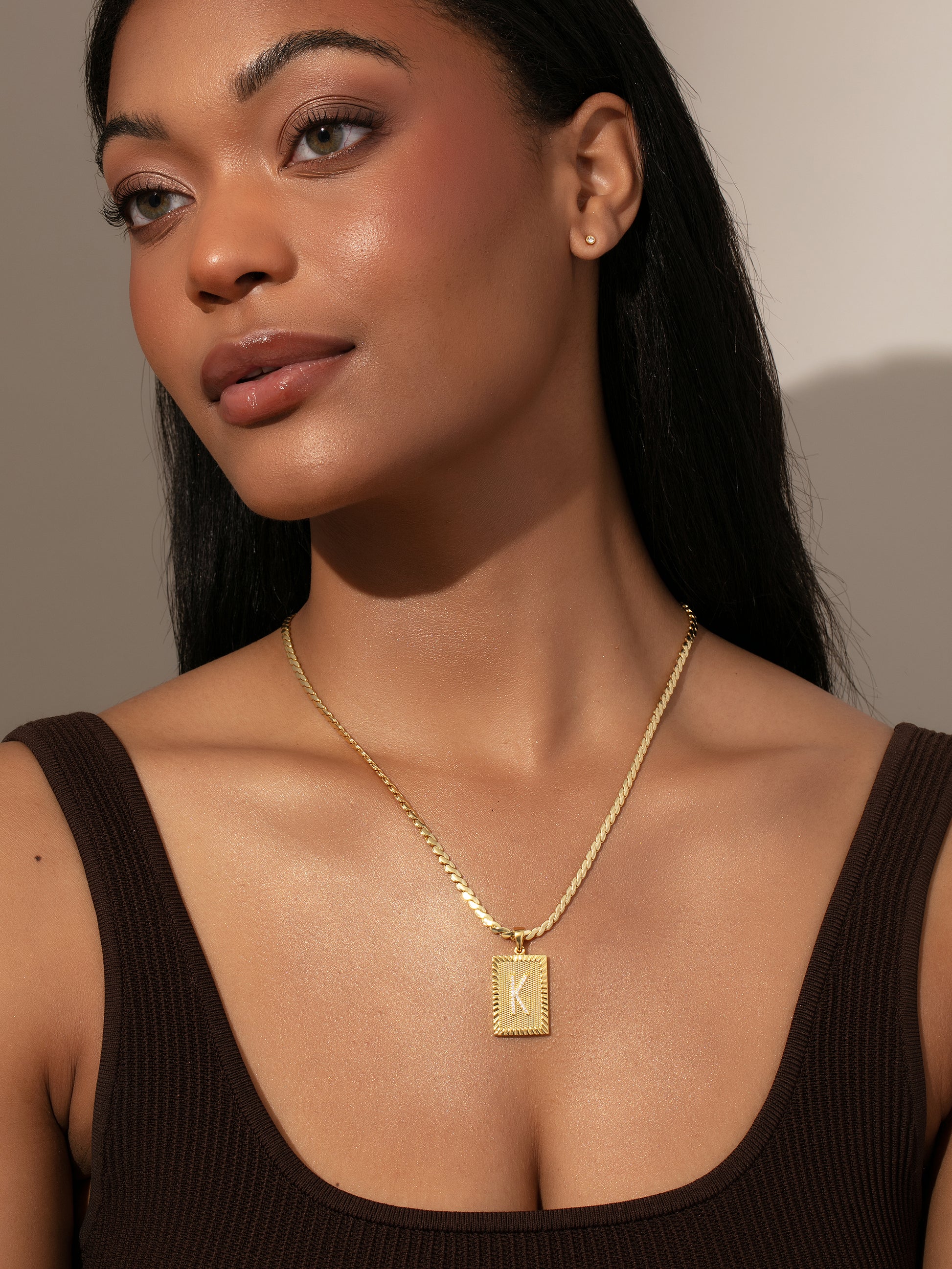 Chain womens gold necklace