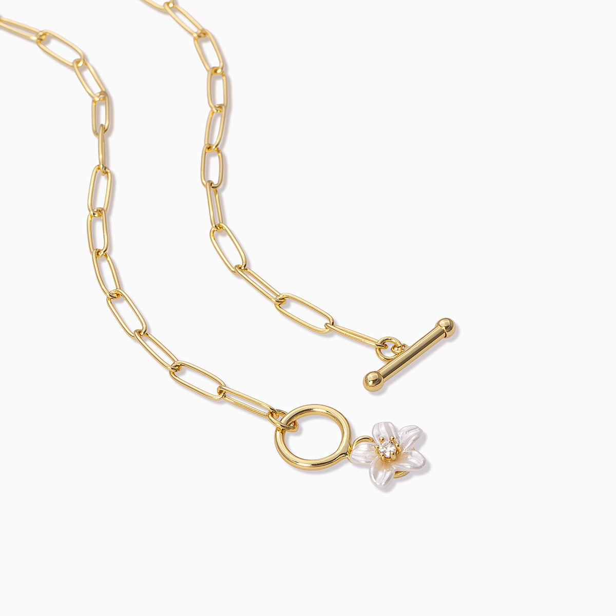 Picking Petals Chain and Pendant Necklace | Gold | Product Detail Image 2 | Uncommon James
