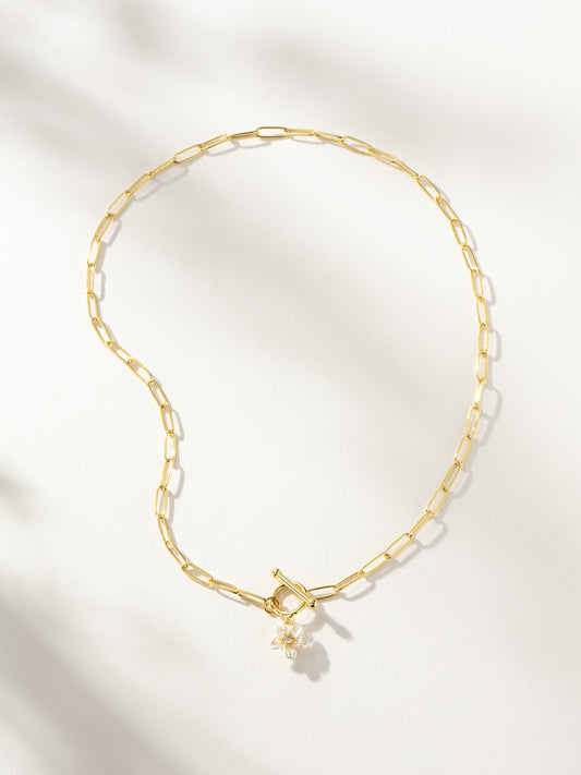 Picking Petals Chain and Pendant Necklace | Gold | Product Image | Uncommon James