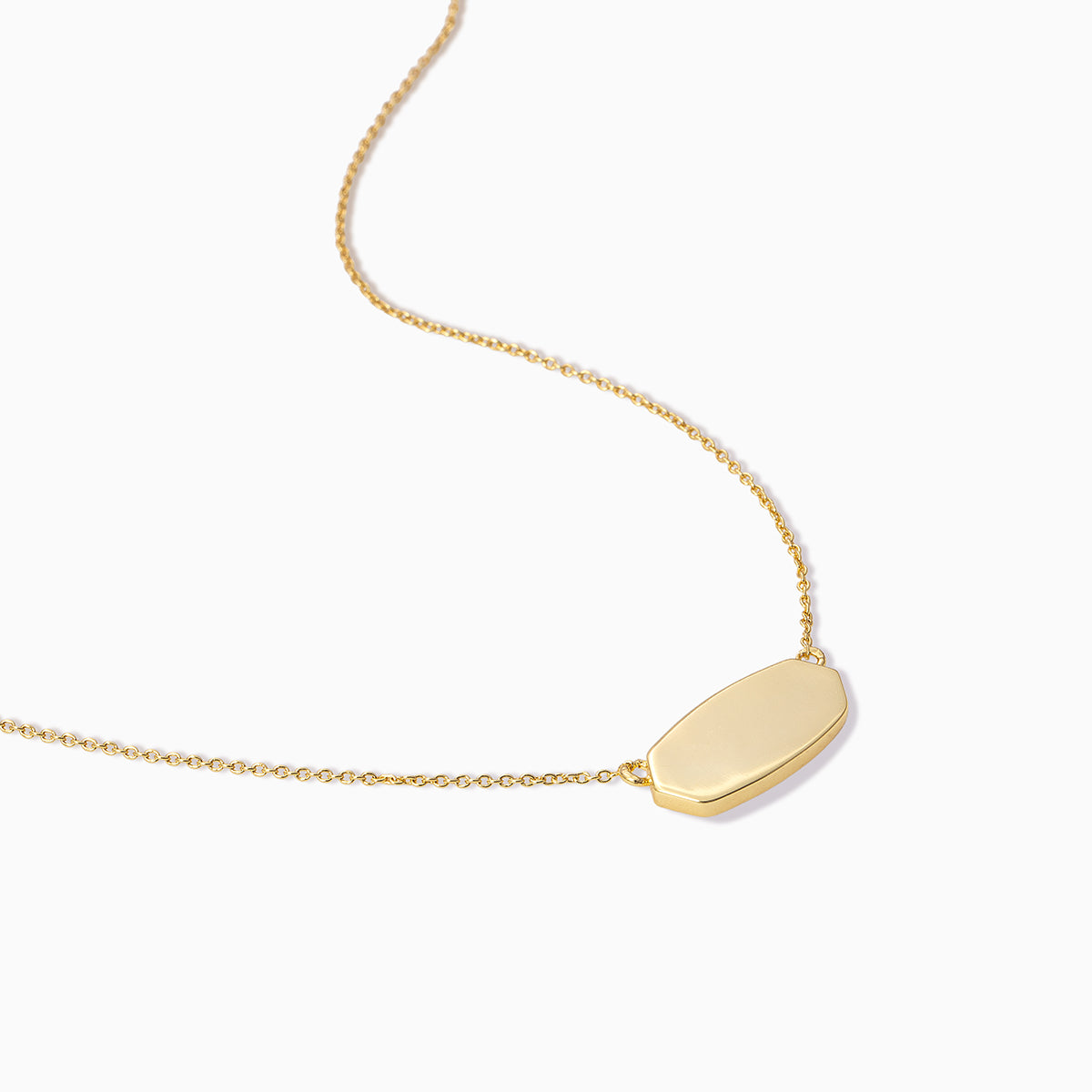 Gold Timeless Pendant Personalized Engravable Necklace | Uncommon James